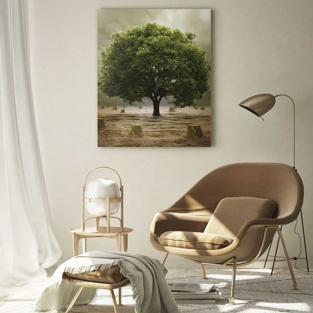 Quadro em vidro - Toda a esperança - 50x70 cm