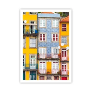 Pôster - Cores da cidade velha - 70x100 cm