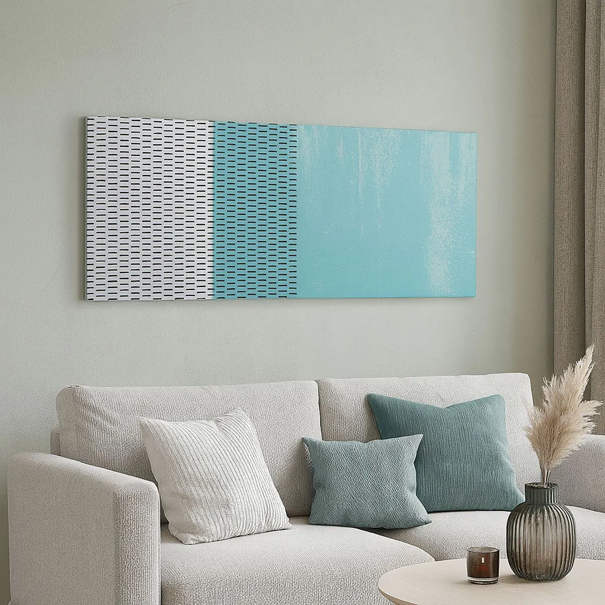 Quadro em tela - Composição equilibrada - 100x40 cm