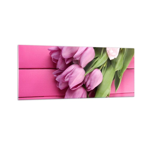 Quadro em vidro - Só para si - 100x40 cm