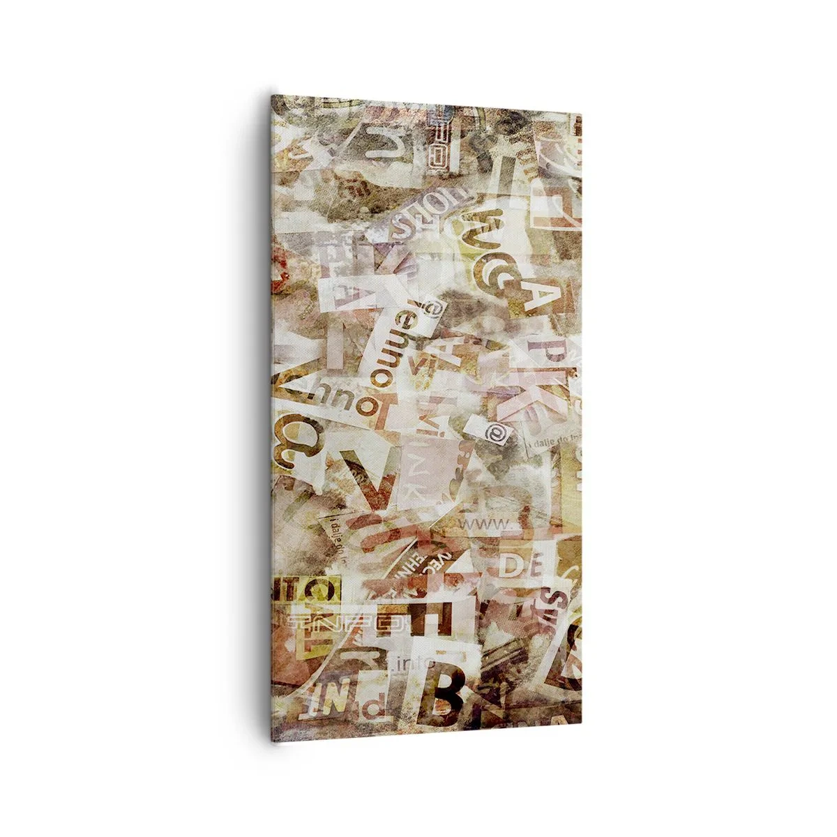 Quadro em tela - Unificando a conversa fiada - 65x120 cm