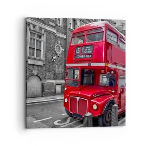 Quadro em tela - Sempre o mesmo - 70x70 cm