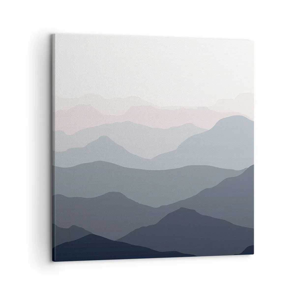 Quadro em tela - Ondas de montanha - 50x50 cm