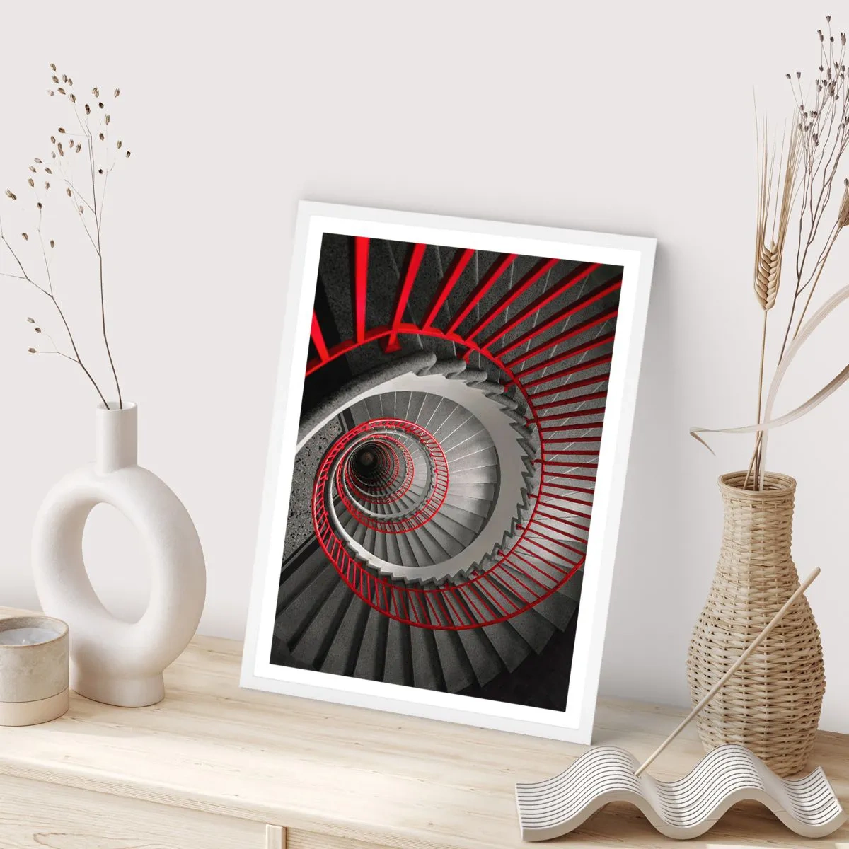 Pôster em moldura branca - Diversão de arquitetura - 61x91 cm