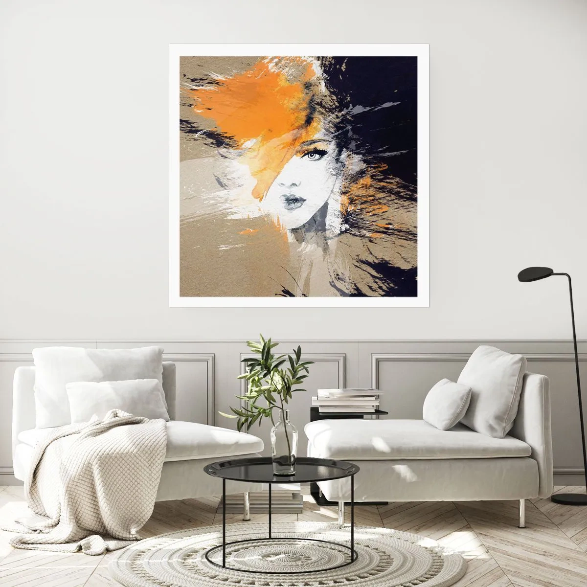 Pôster - E fez-se a luz - 60x60 cm