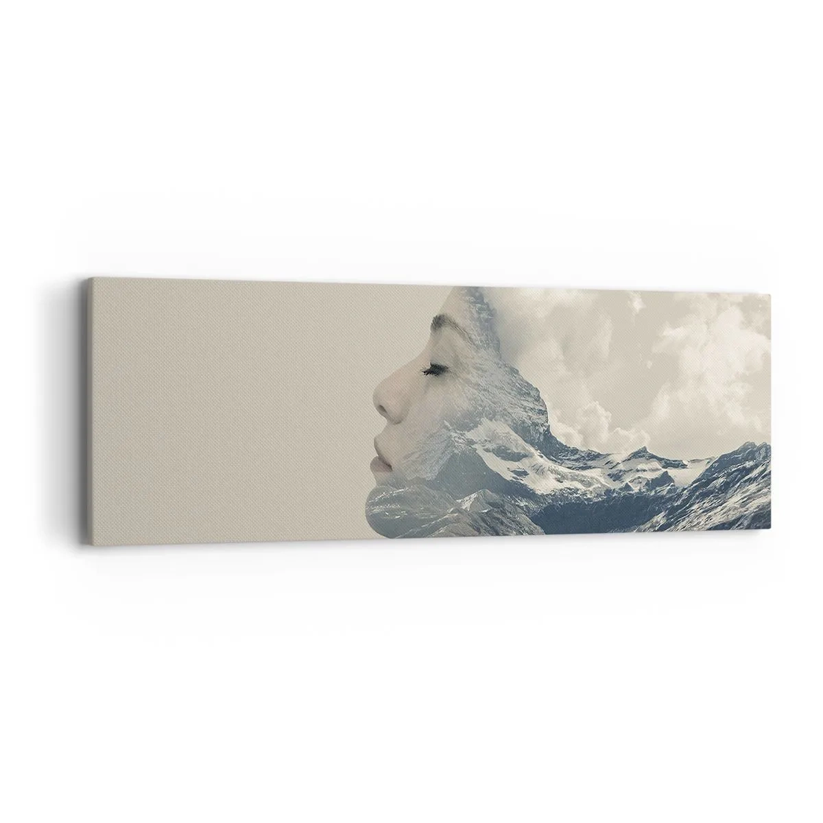 Quadro em tela - A beleza dos elementos da natureza - 90x30 cm