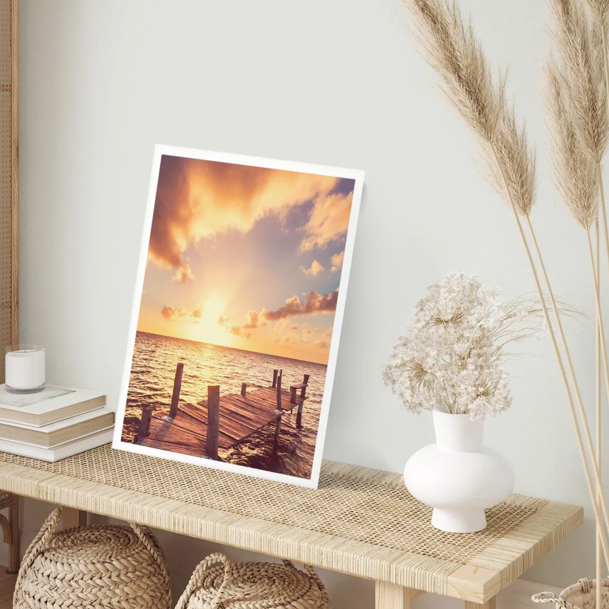 Pôster - A terra dourada da gentileza - 50x70 cm