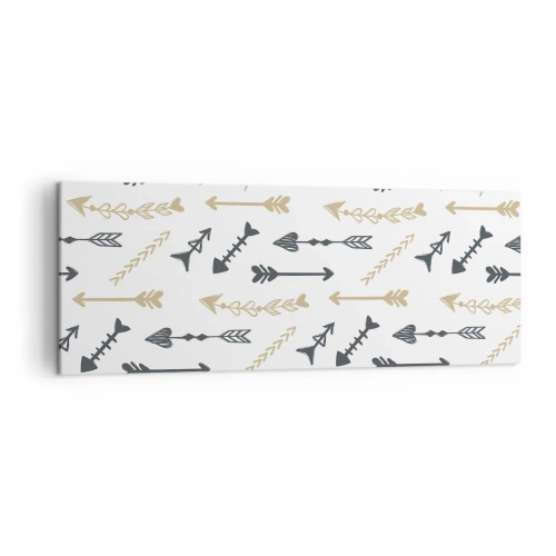 Quadro em tela - O sonho do arqueiro - 140x50 cm