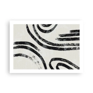Pôster - Meio parado - 70x50 cm