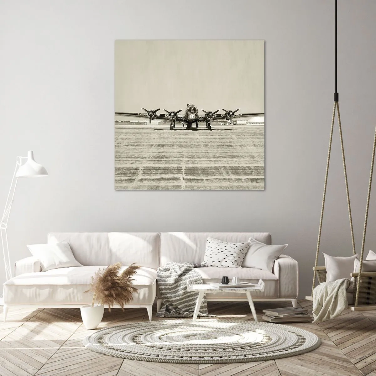 Quadro em tela - Pronto como sempre - 60x60 cm