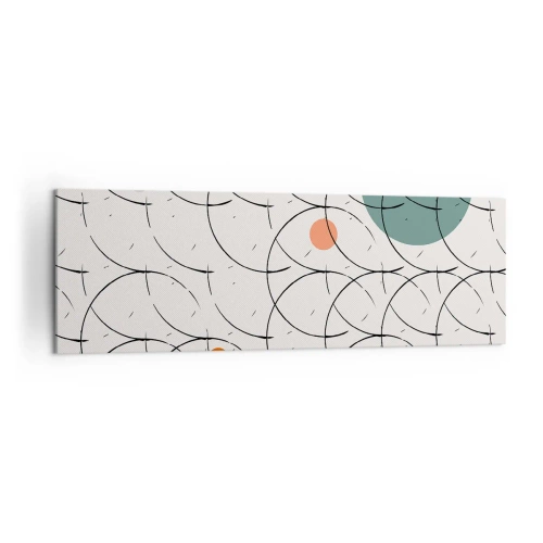 Quadro em tela - No espírito da pop art - 160x50 cm