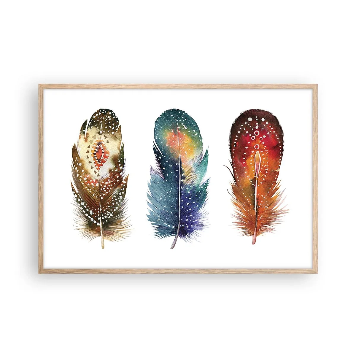 Pôster com moldura de carvalho claro - Rituais, ritos, mistérios - 91x61 cm