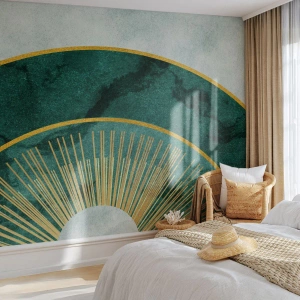 Papel de Parede Premium Sand - Outro sistema solar - Art Deco, Moderno, Abstração - 400x280 cm