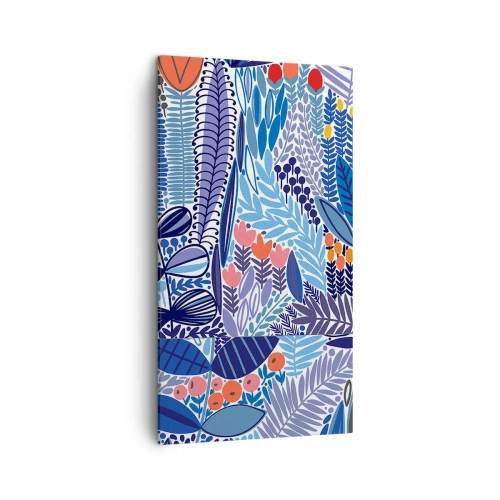 Quadro em tela - Jardim Havaiano - 45x80 cm