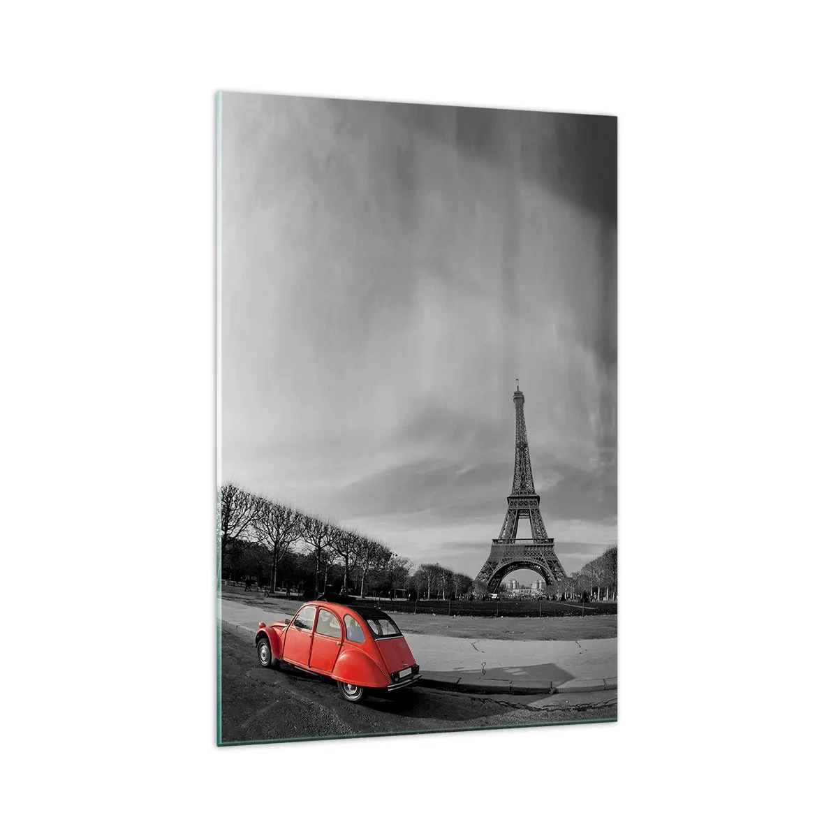 Quadro em vidro - Mais parisiense do que Paris - 70x100 cm