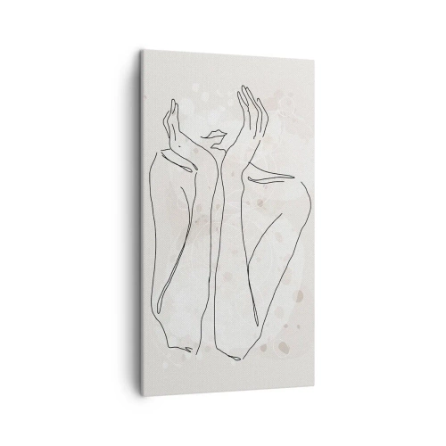 Quadro em tela - Momento de sonho - 45x80 cm