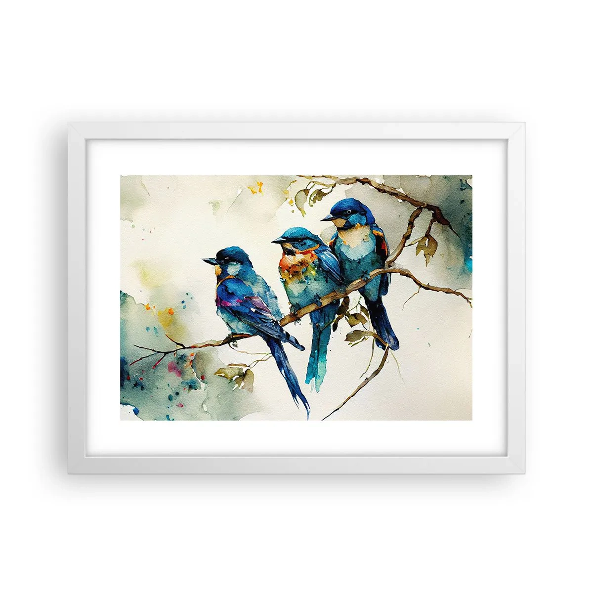 Pôster em moldura branca - Ele ficou ofendido? - 40x30 cm