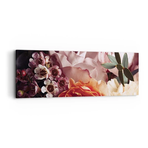 Quadro em tela - Envolto em beleza - 90x30 cm