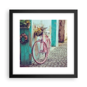 Pôster com moldura preta - Volto logo - 30x30 cm