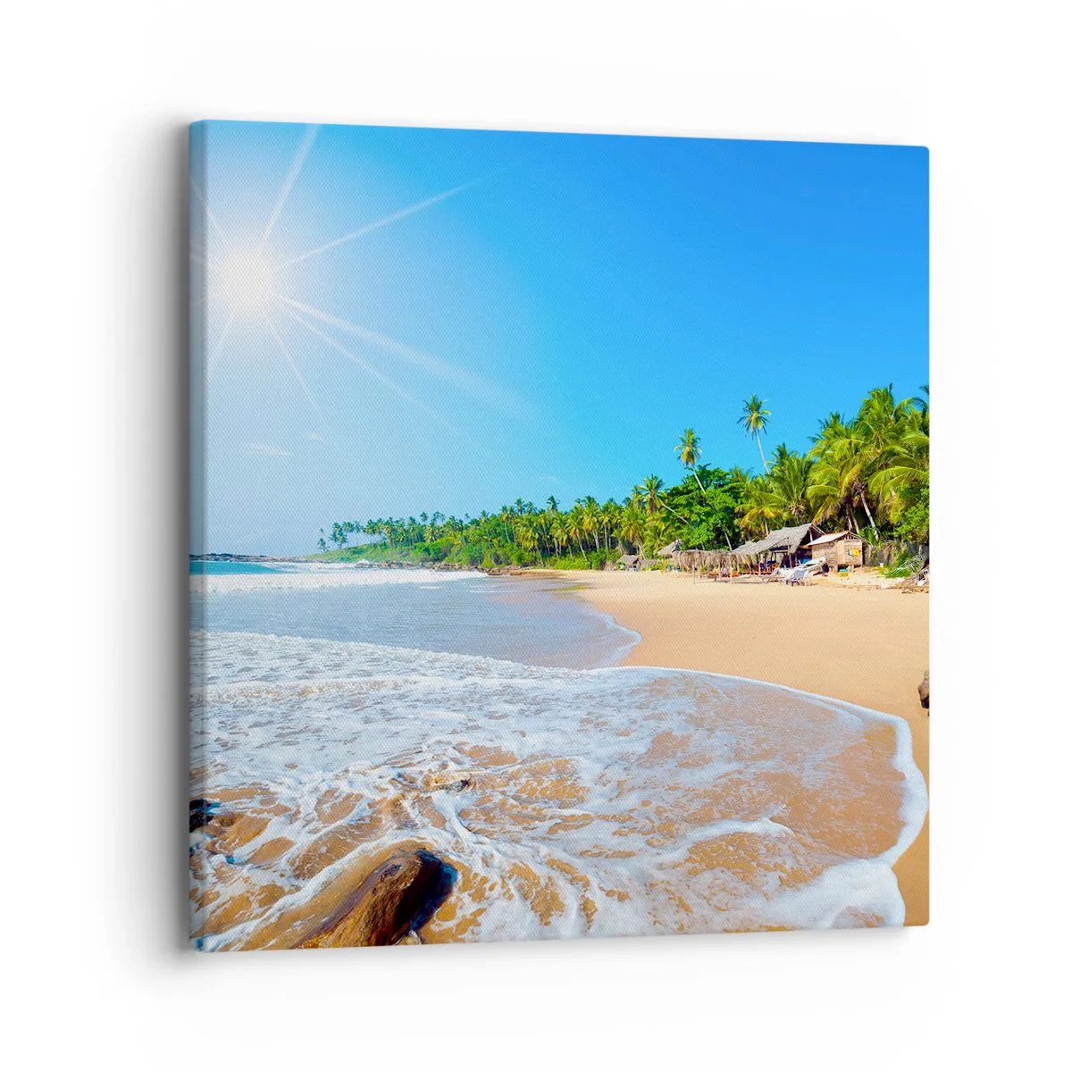 Quadro em tela - Um lugar exótico para si - 30x30 cm