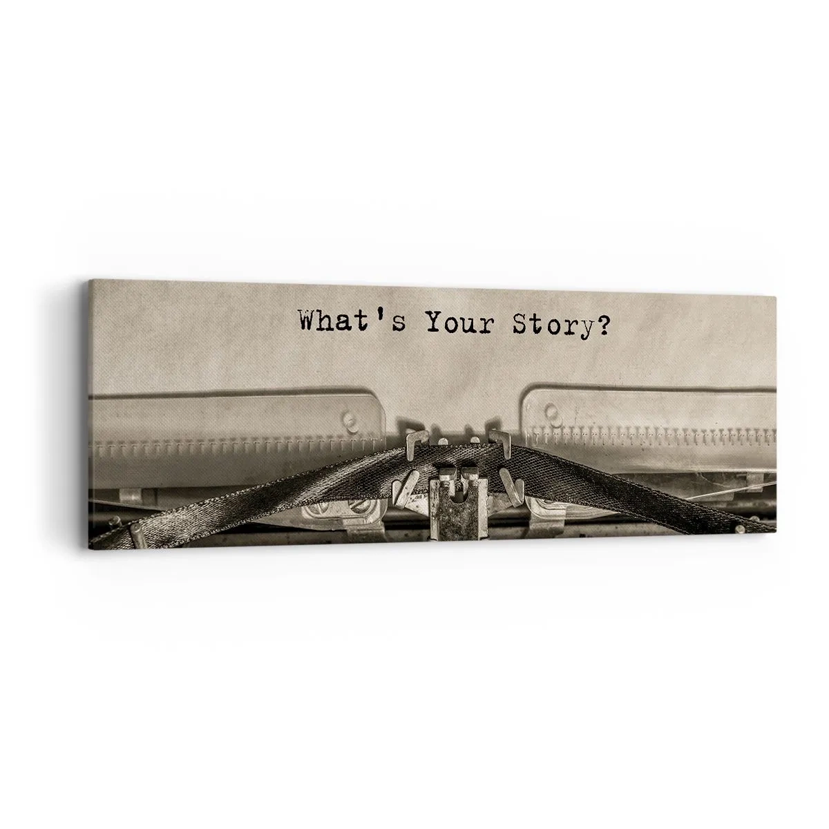 Quadro em tela - Conta-me - 90x30 cm