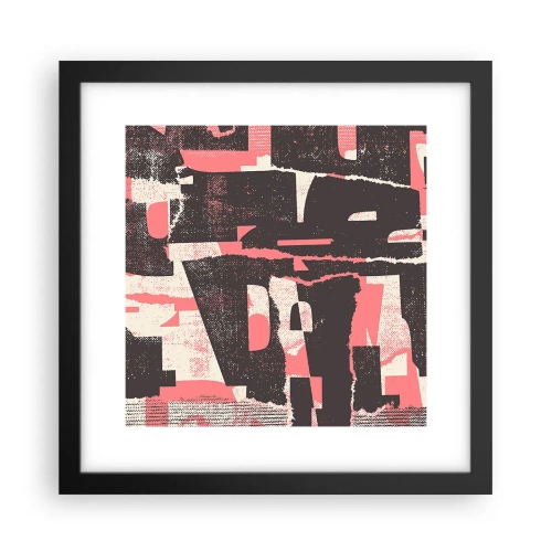 Pôster com moldura preta - Todo esse barulho - 30x30 cm