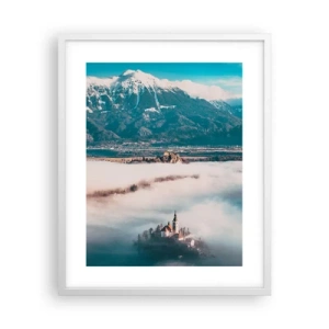 Pôster em moldura branca - O início do conto de fadas - 40x50 cm