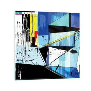 Quadro em vidro - Olhar por um outro ângulo... - 50x50 cm