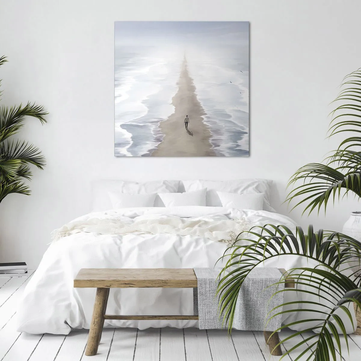 Quadro em tela - Um futuro brilhante - 40x40 cm