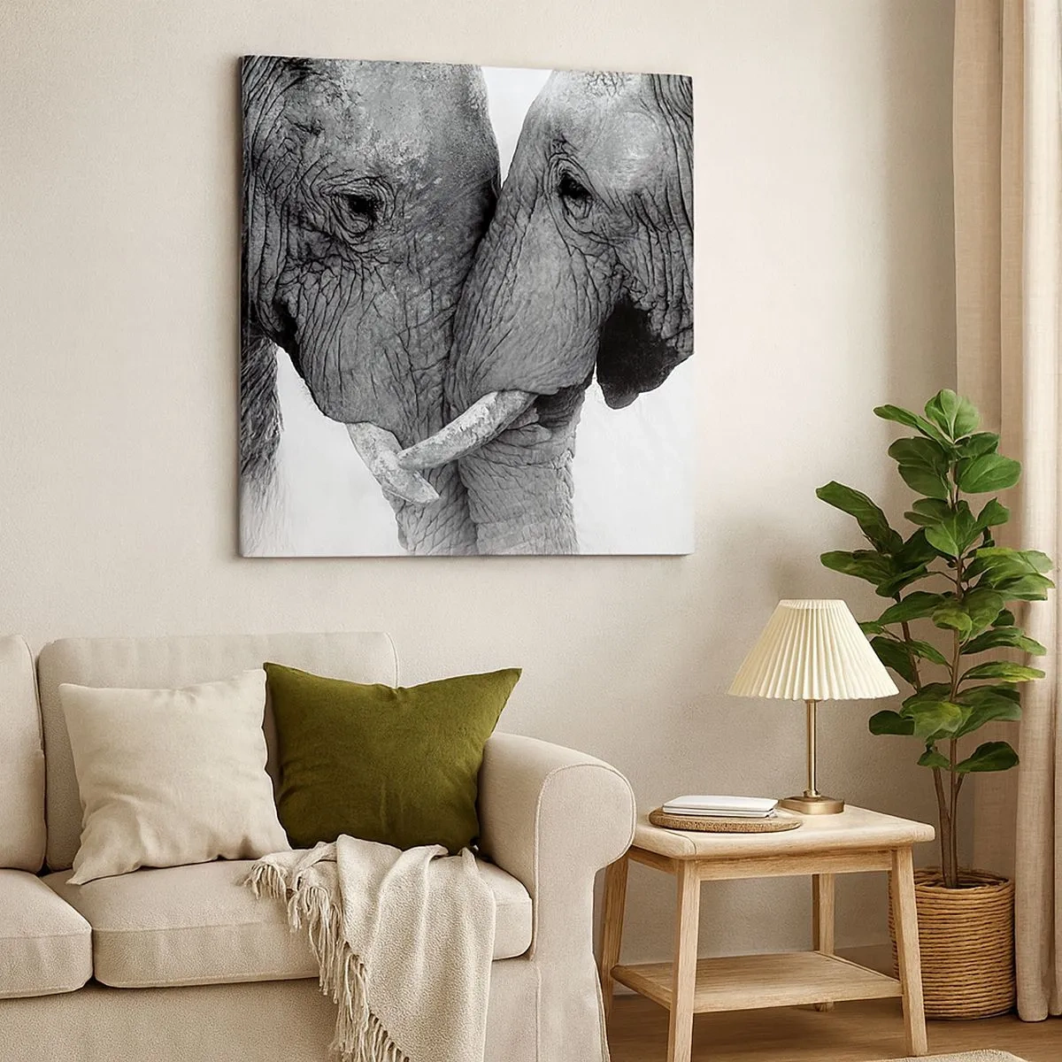 Quadro em tela - Confissão sincera - 30x30 cm