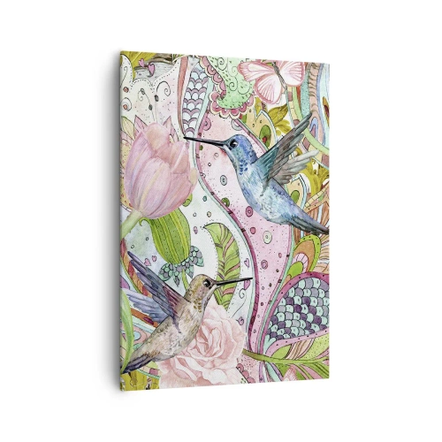 Quadro em tela - Emaranhados em trepadeiras - 70x100 cm