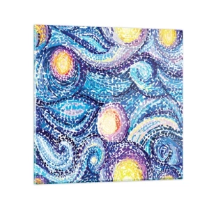 Quadro em vidro - De um quadro de van Gogh - 70x70 cm