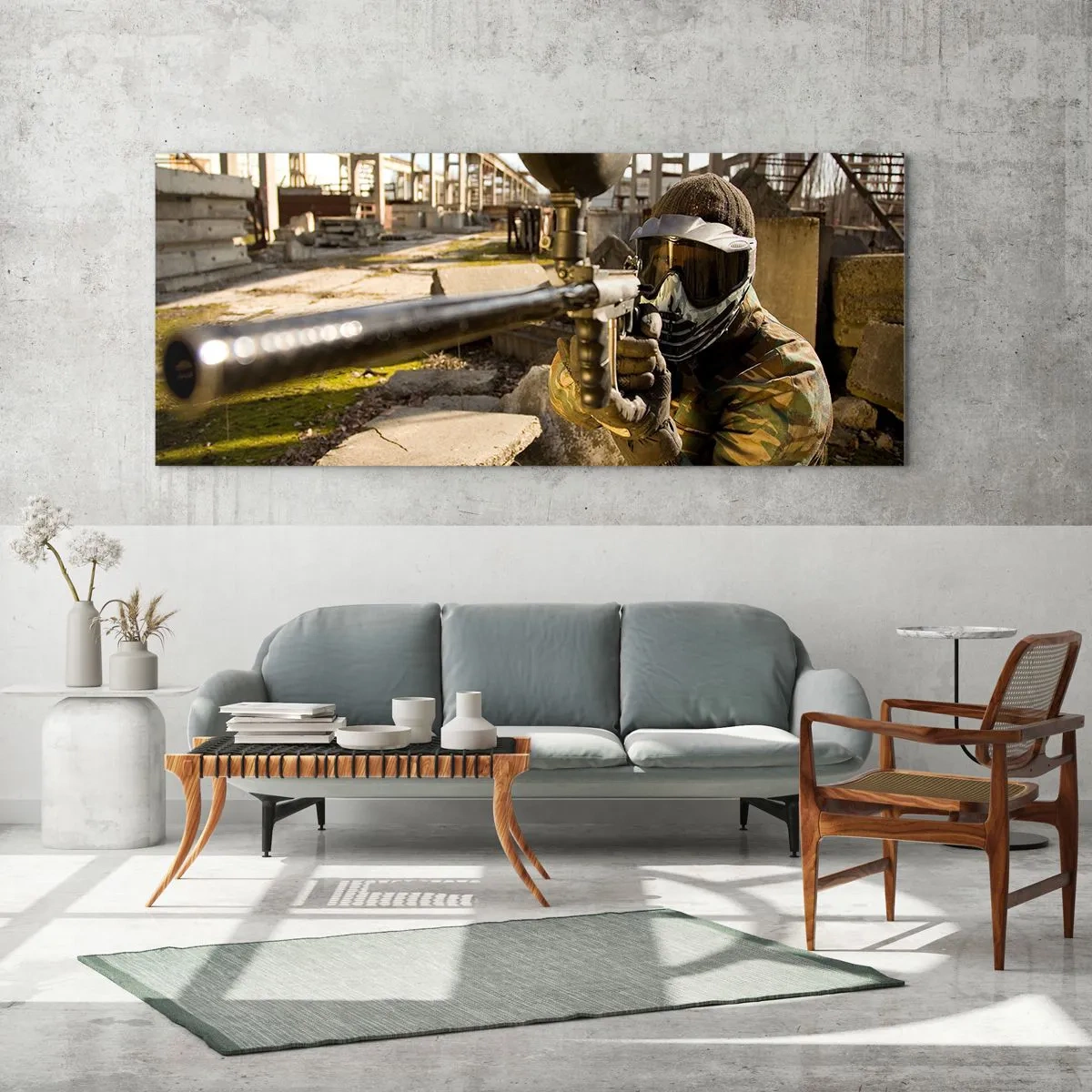 Quadro em vidro - Você também pode ser um herói - 90x30 cm