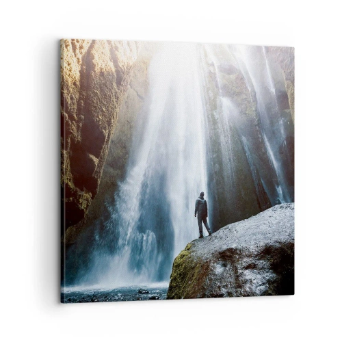 Quadro em tela - Restabelecimento das proporções - 60x60 cm