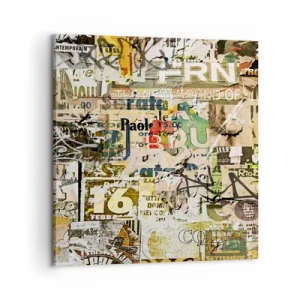 Quadro em tela - O caos - 60x60 cm