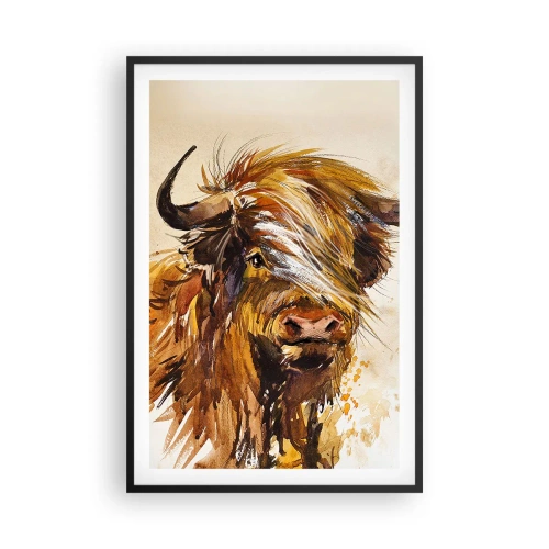 Pôster com moldura preta - Orgulho do caçador - 61x91 cm