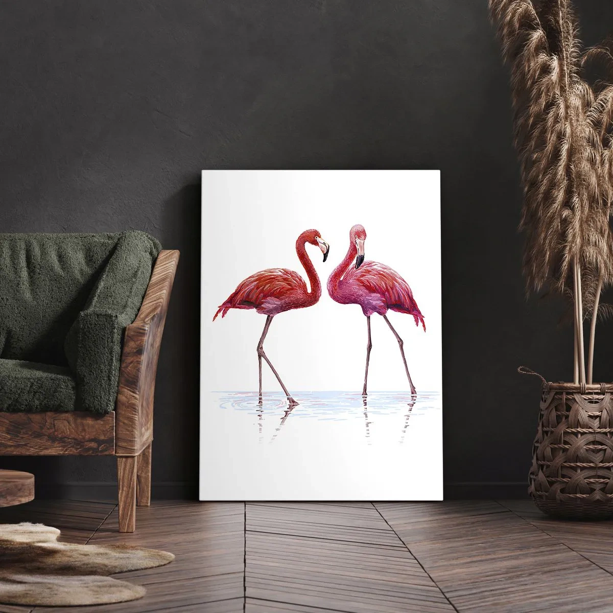 Quadro em tela - Rosa randez-vous - 80x120 cm