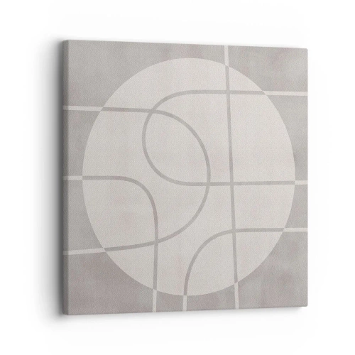 Quadro em tela - Circular e direto - 30x30 cm