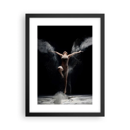 Pôster com moldura preta - Os elfos existem - 30x40 cm