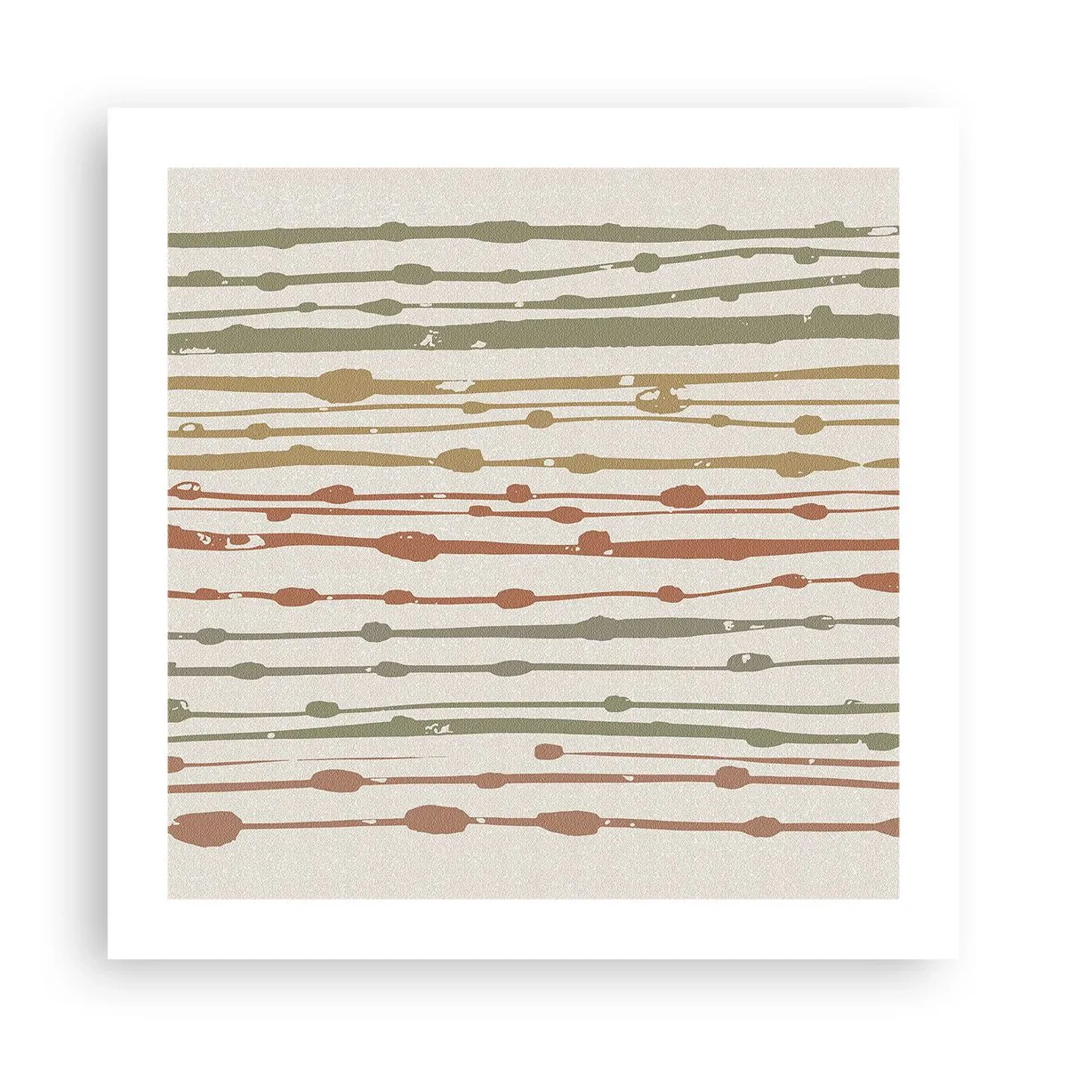 Pôster - Notação musical de cores - 50x50 cm