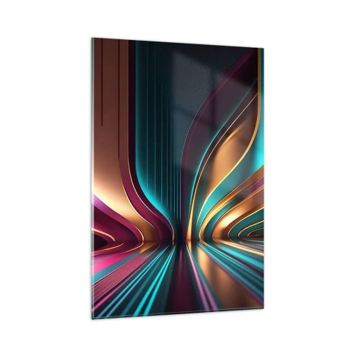 Quadro em vidro - Arquitetura de luz - 80x120 cm