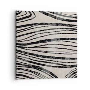 Quadro em tela - Piscina em linha - 70x70 cm