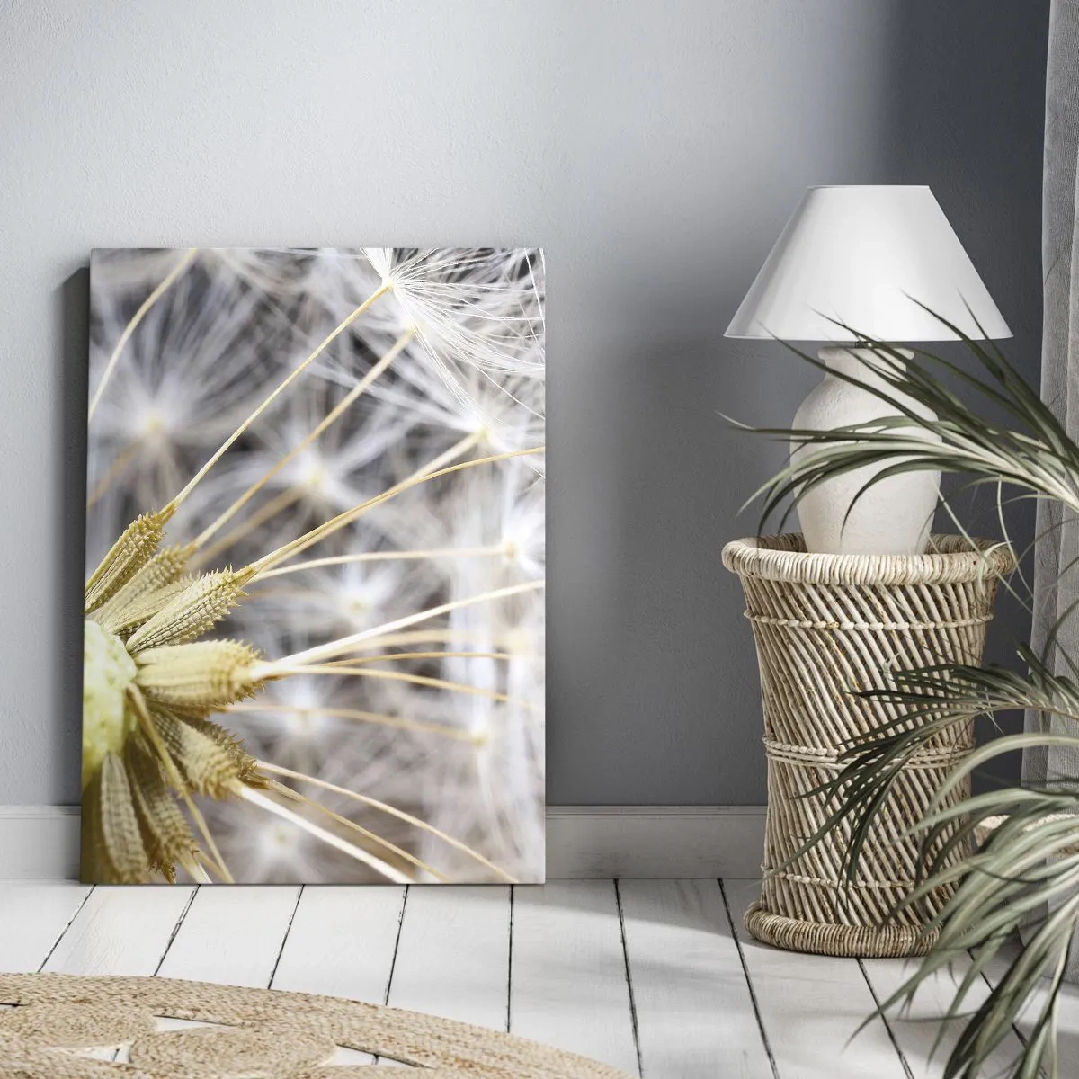 Quadro em tela - Pouco antes de partir - 55x100 cm