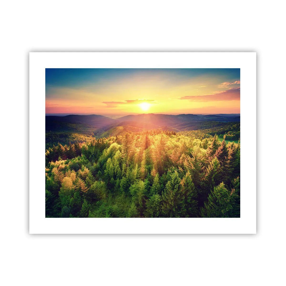 Pôster - Picos e cumes - 50x40 cm