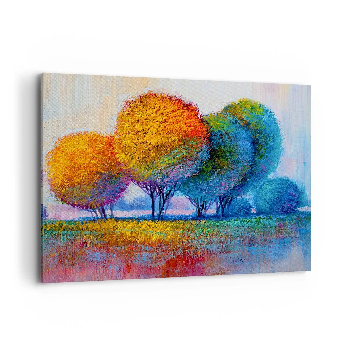 Quadro em tela - Um amontoado de cores lascivas - 100x70 cm