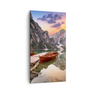 Quadro em tela - A promessa do dia - 55x100 cm