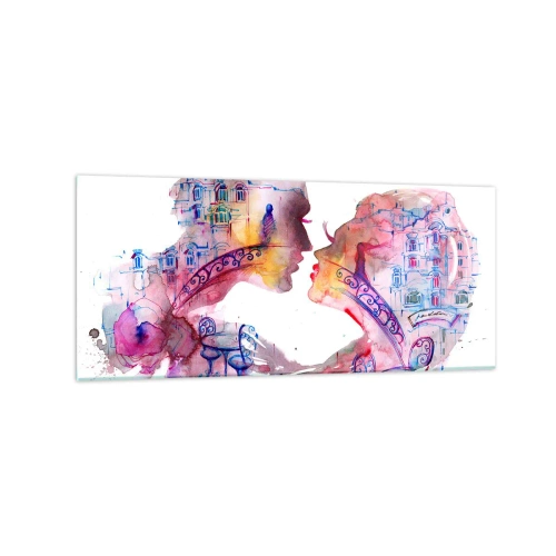 Quadro em vidro - A ponte secreta dos suspiros - 120x50 cm