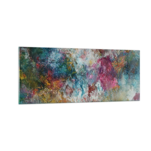 Quadro em vidro - Em plena floração - 100x40 cm