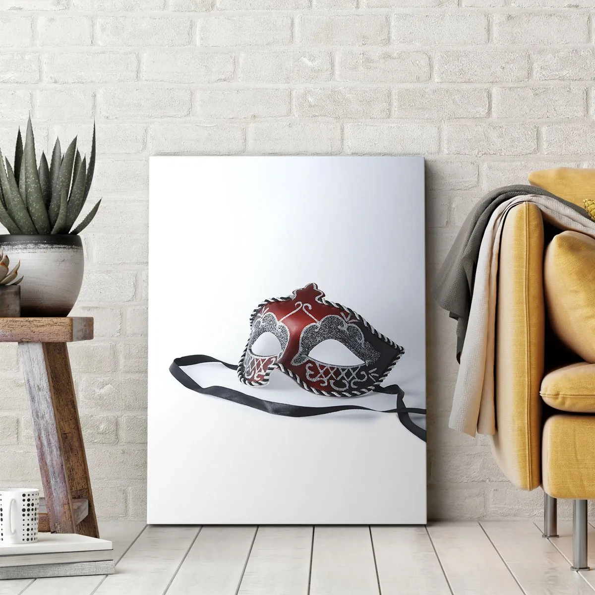 Quadro em tela - Convite para o baile - 45x80 cm