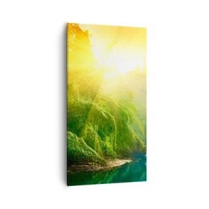 Quadro em tela - Afogar-se ao sol e à sombra - 55x100 cm